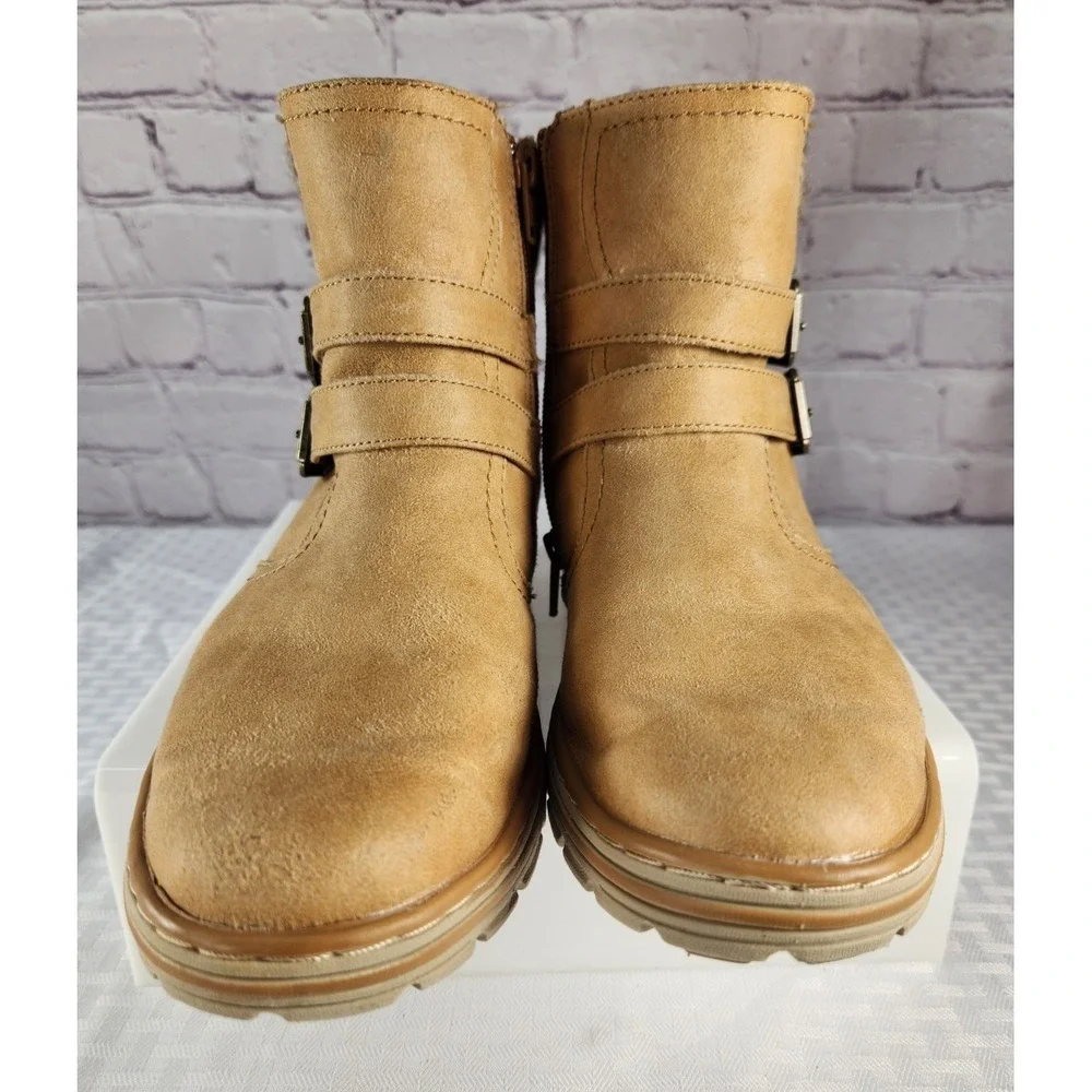 Cliffs By White Mountain Kaleta Tan Ankle Boot Womens Size 9 Casual / Rugged